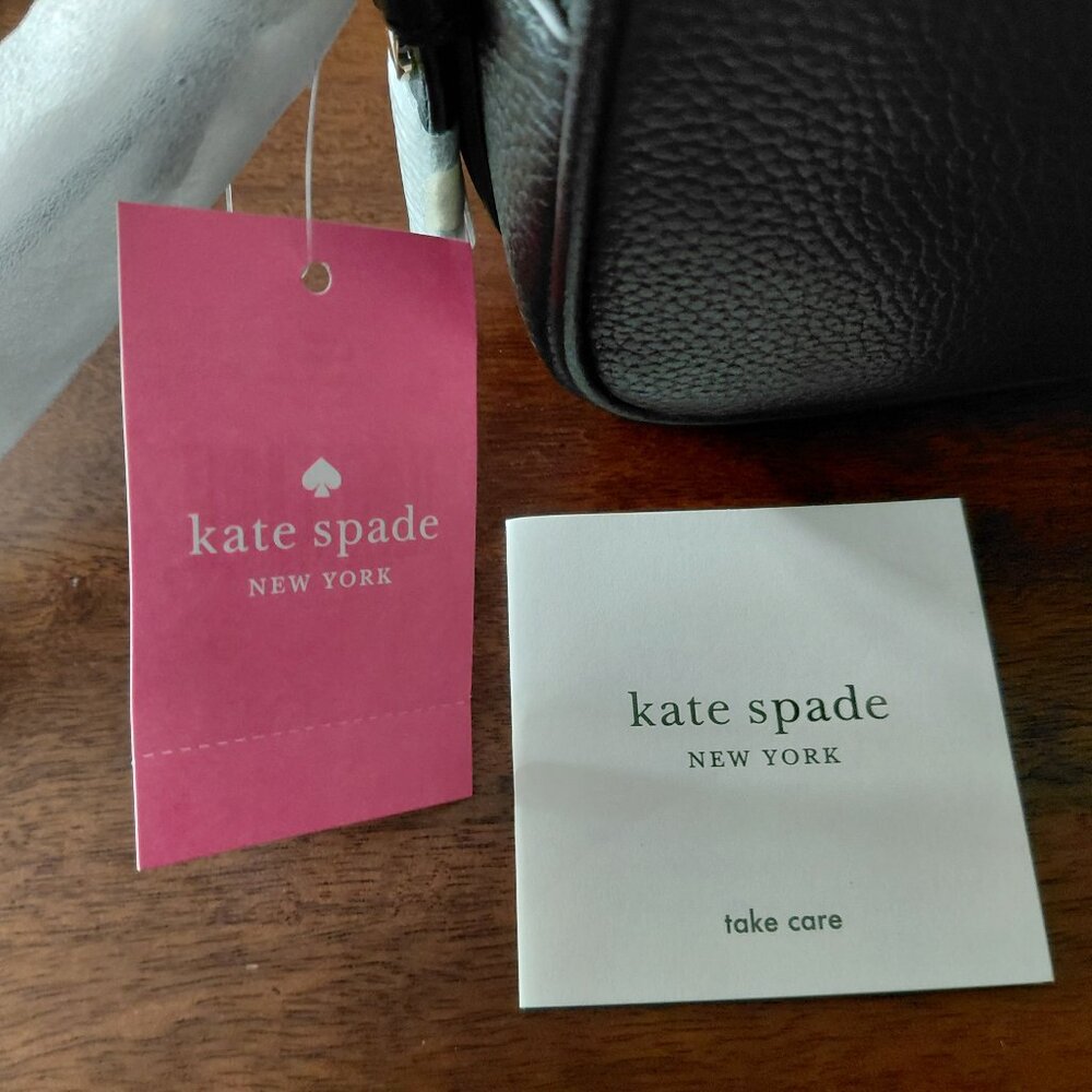 Kate Spade Pyper Mulberry Street Crossbody Black Pebbled Leather NWT - Picture 16 of 16